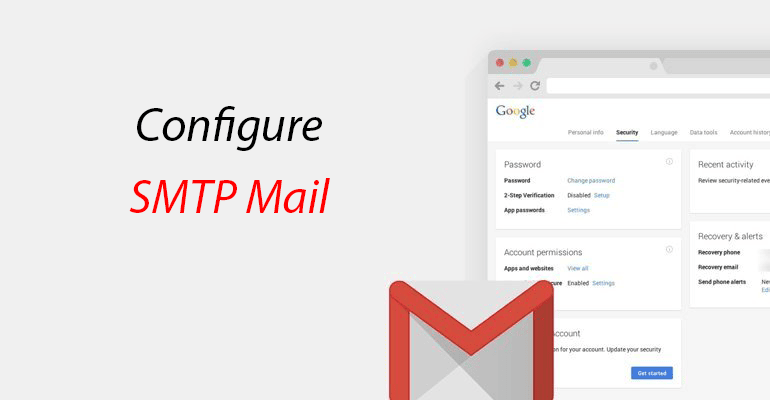 configure SMTP mail